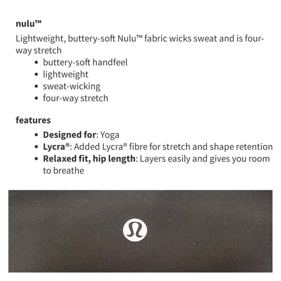 Lululemon Faux Wrap Top - Picture 2 of 8